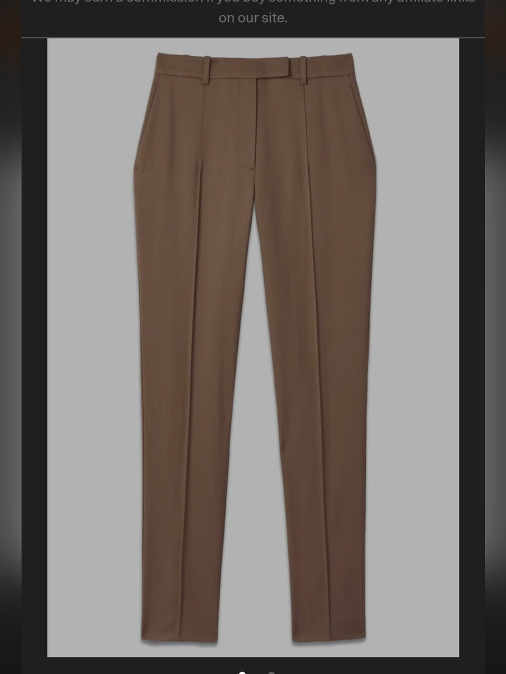 Reiss Camel Tailored  Trousers - Picture 6 of 12